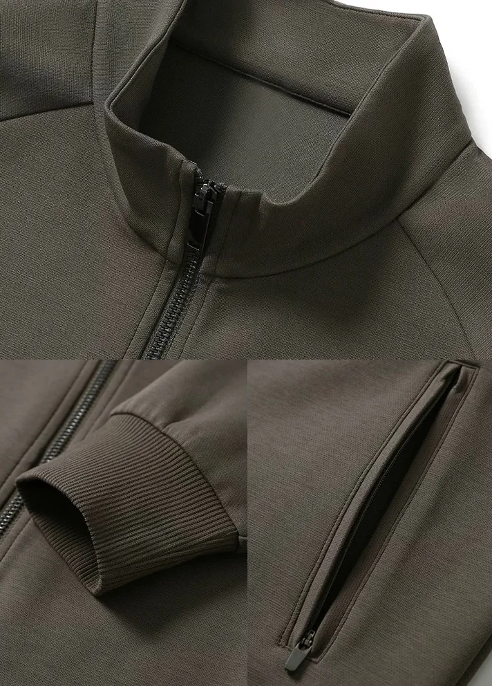 Brown Zipper Jacket Texture Design