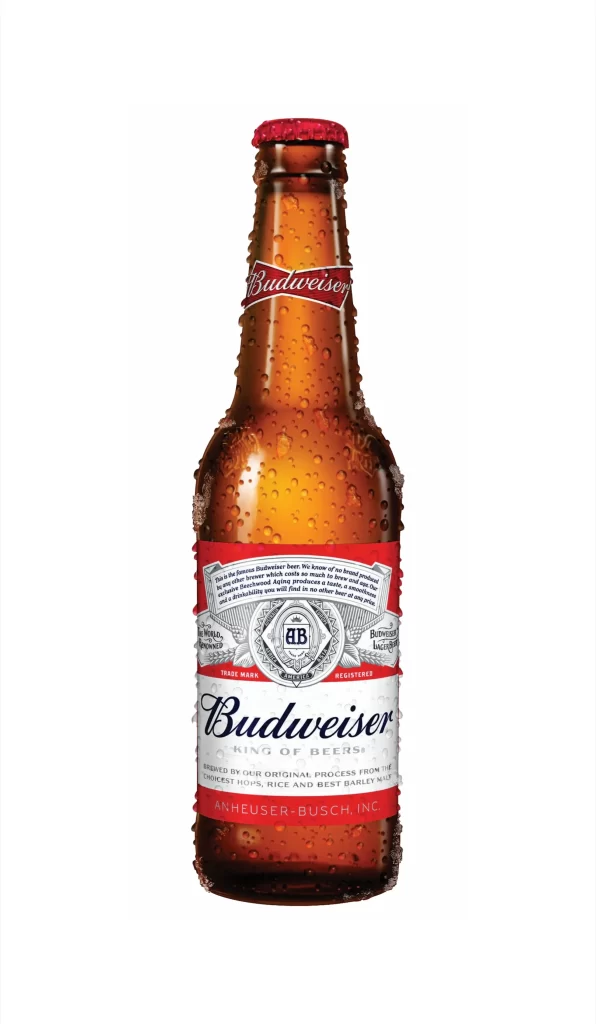 Budweiser Bottle Label Design