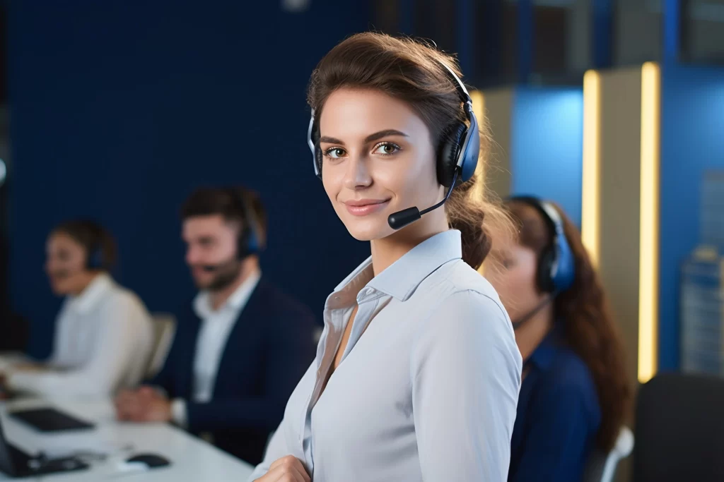 Business Office Headset Professional Teamwork Technology
