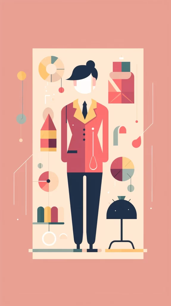 Business Red Yellow Black Abstract Modern