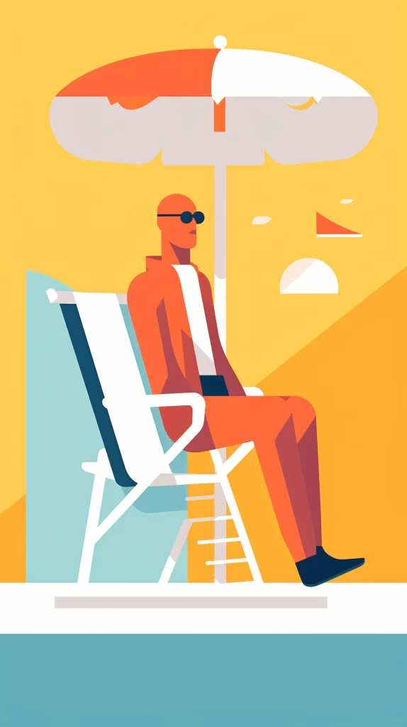 Businessman Red White Yellow Blue Vector