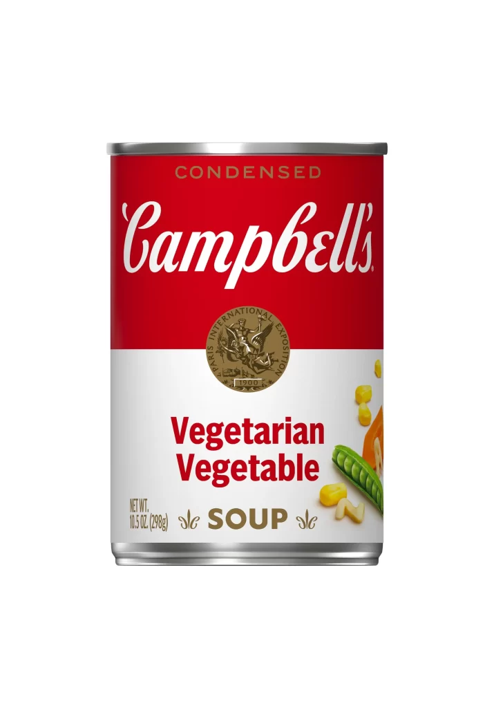 Campbells Soup Can Vegetarian Vegetable