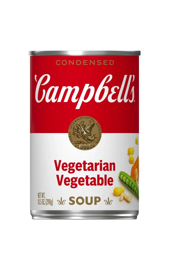 Campbells Soup Can Vegetarian Vegetable Condensed