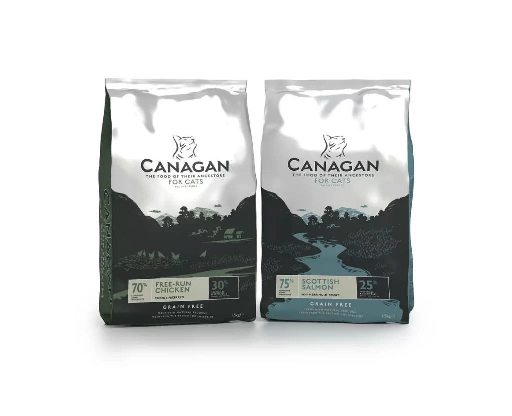 Canagan Cat Food Chicken Salmon Grain Free Illustration