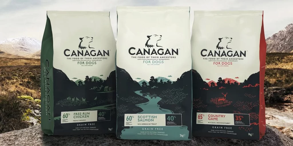 Canagan Dog Food Chicken Salmon Game Grain Free Illustration