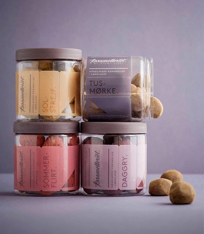 Candy Packaging Pastel Colorful Geometric Modern