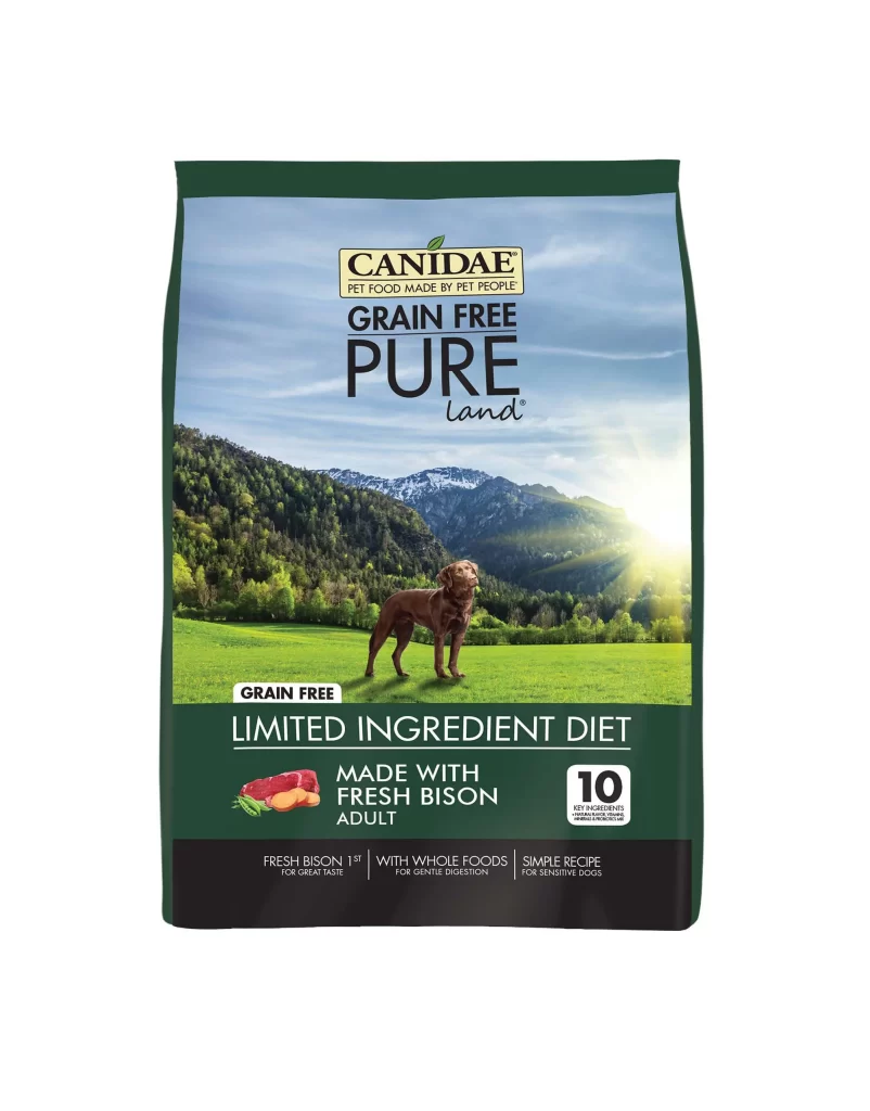 Canidae Dog Food Bison Green Bag Landscape