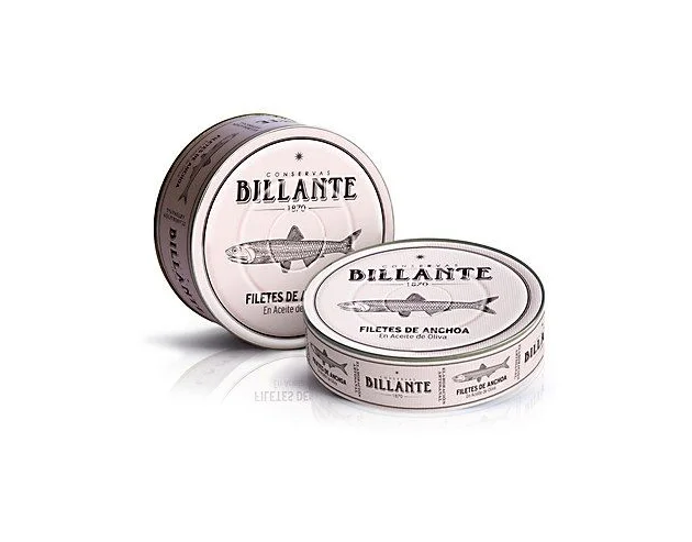 Canned Anchovies Billante Fish Olive Oil