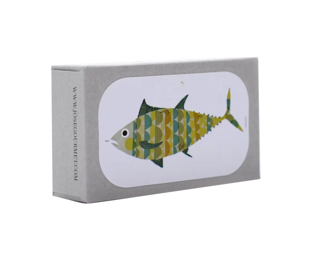 Canned Fish Colorful Pattern Illustration