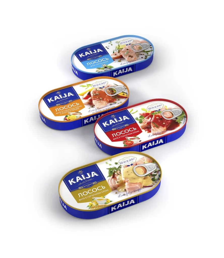 Canned Fish KAIA Russian Design Colorful