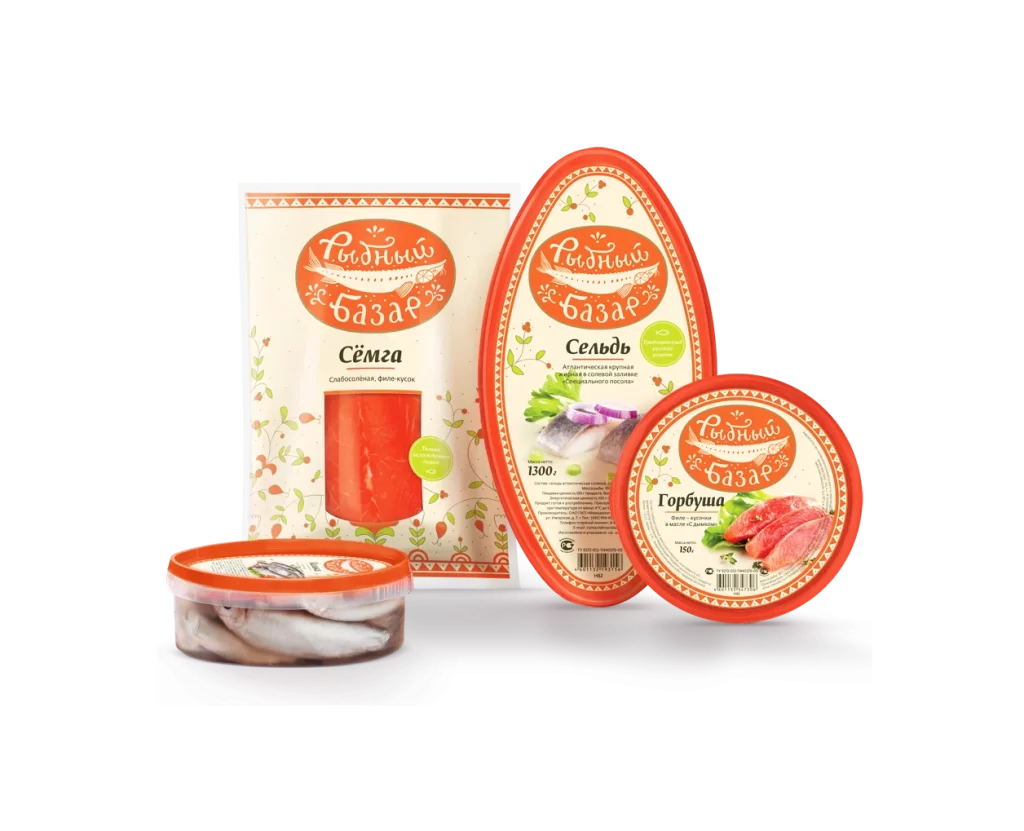 Canned Fish Traditional Colorful Design