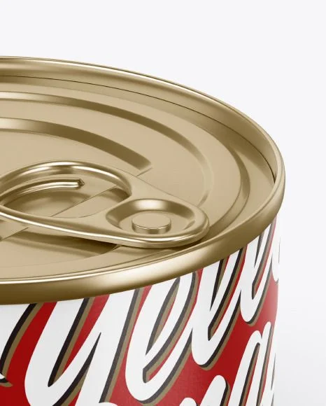 Canned Food Golden Lid Red Label