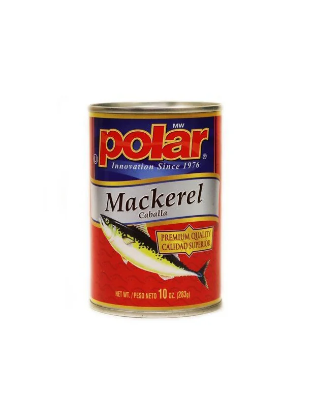 Canned Mackerel Polar Red Blue Fish