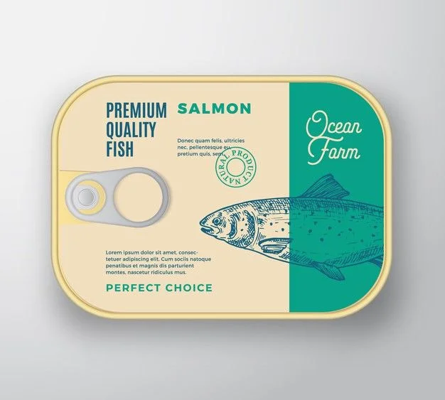 Canned Salmon Premium Quality Fish Ocean Farm