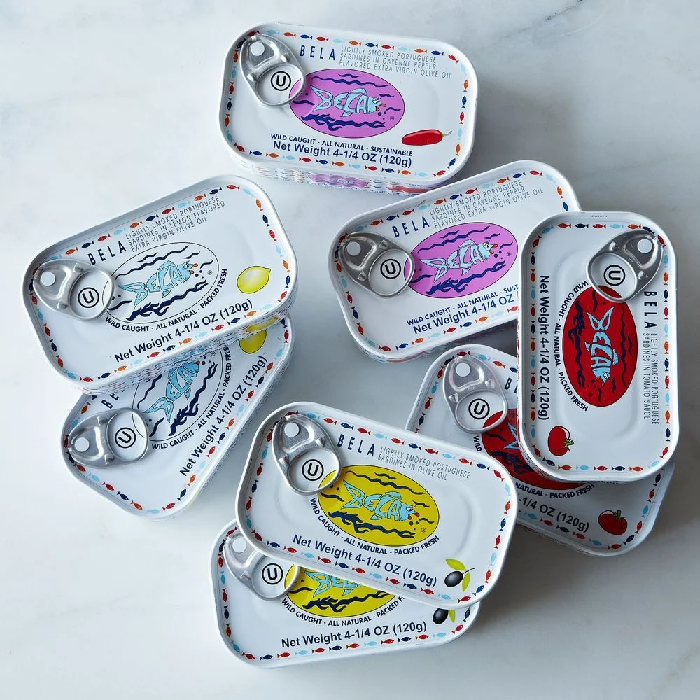 Canned Sardines Bela Colorful Fish Illustration