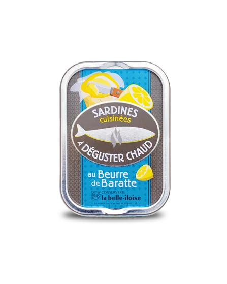 Canned Sardines French Butter Lemon