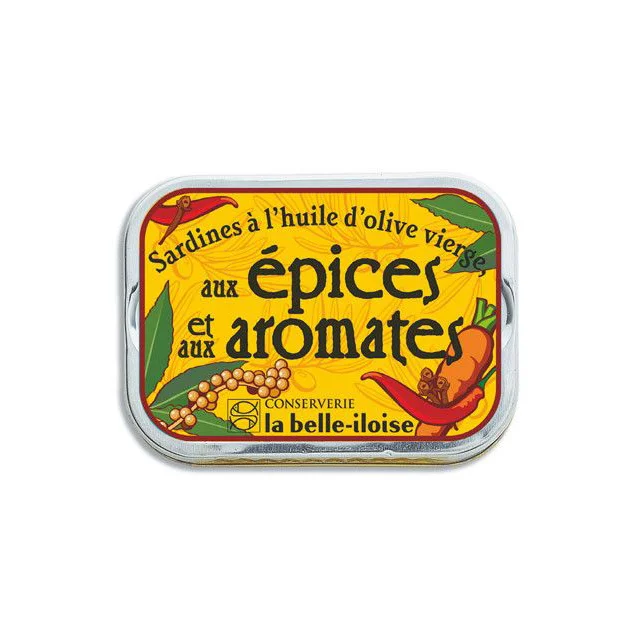Canned Sardines Olive Oil Spices Aromatics