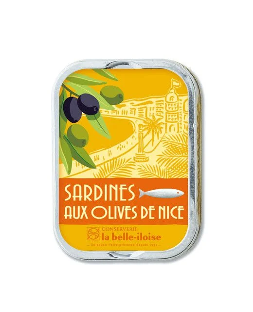Canned Sardines Olives Nice La Belle-Iloise