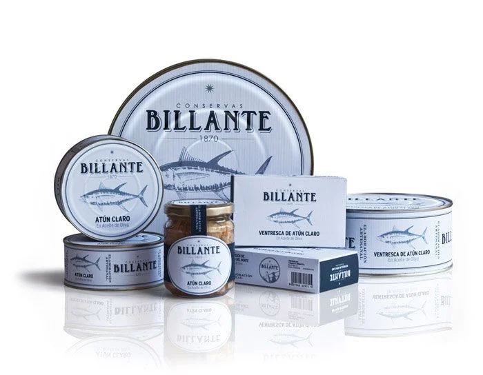 Canned Tuna Billante Blue Illustration