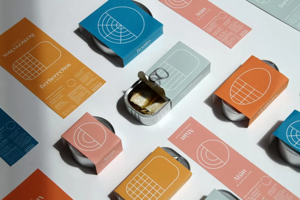 Canned Tuna Minimalist Colorful Modern Design