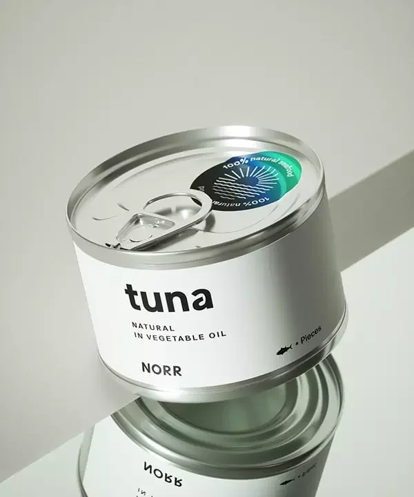 Canned Tuna Minimalist White Fish