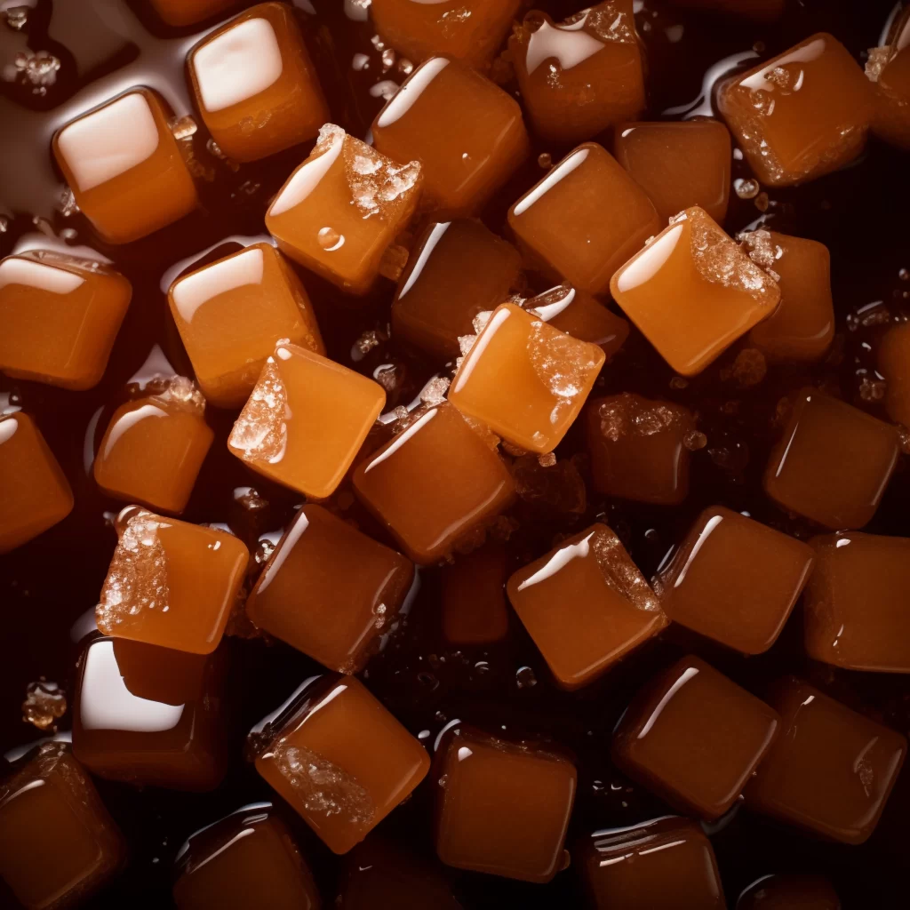 Caramel Candies Sugar Cubes Sweet Treats