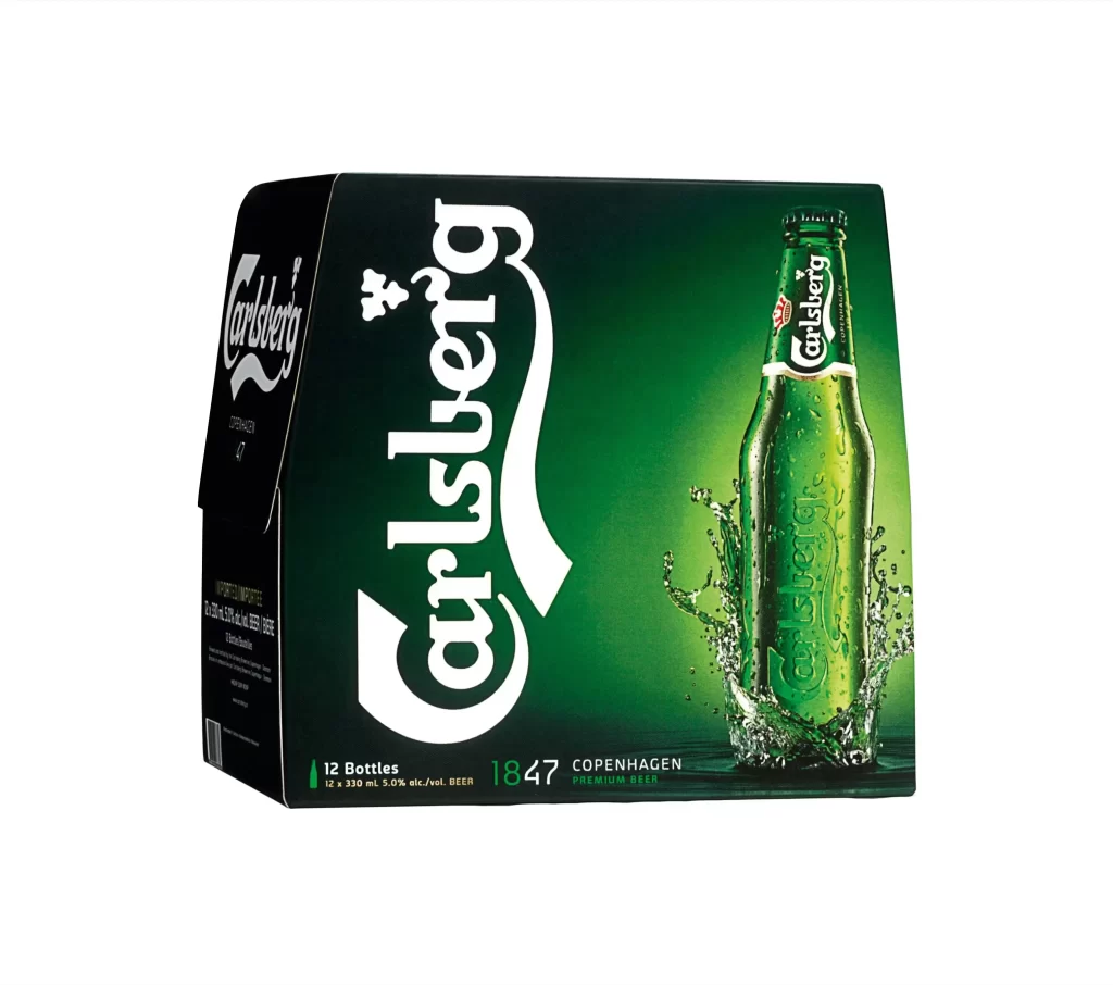 Carlsberg Beer Packaging Bottle