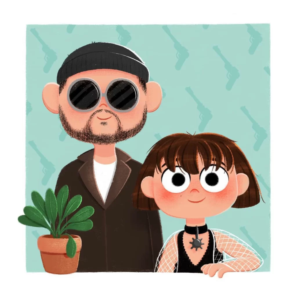 Cartoon Characters Sunglasses Plant Outfit Background Eleonore Pelluau