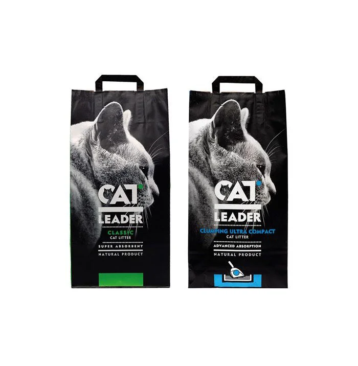 Cat Leader Cat Litter Clumping Black White