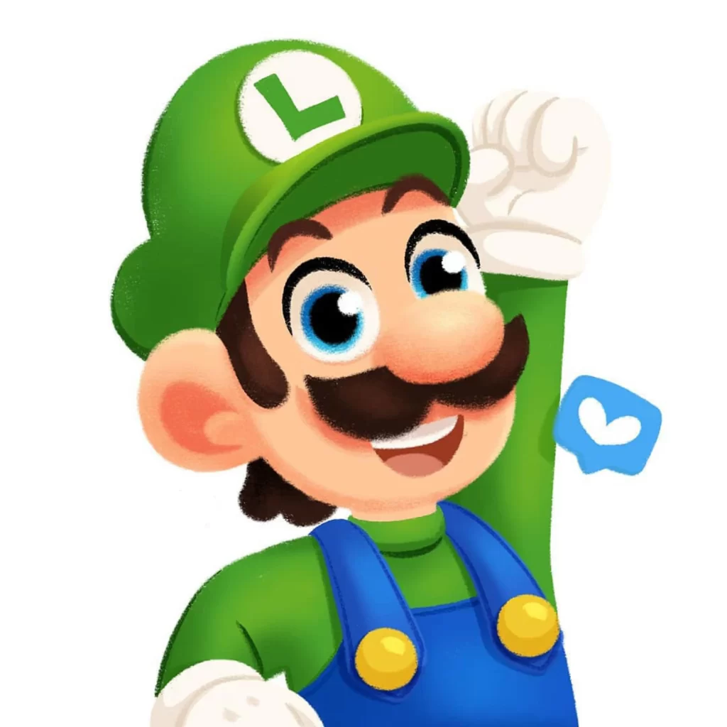 Character Animation Mario Green Hat Celebration Eleonore Pelluau