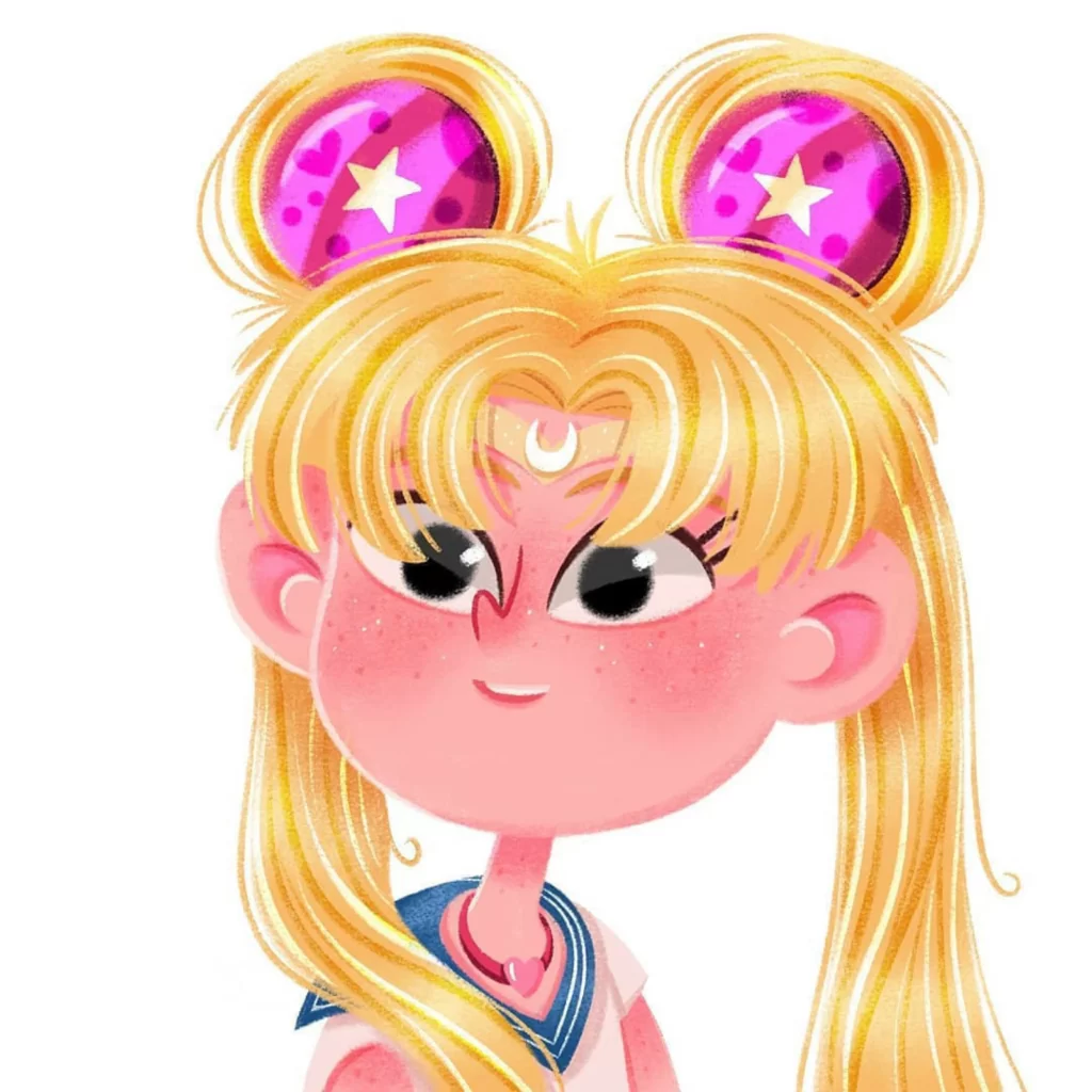 Character Anime Sailor Magical Transformation Eleonore Pelluau
