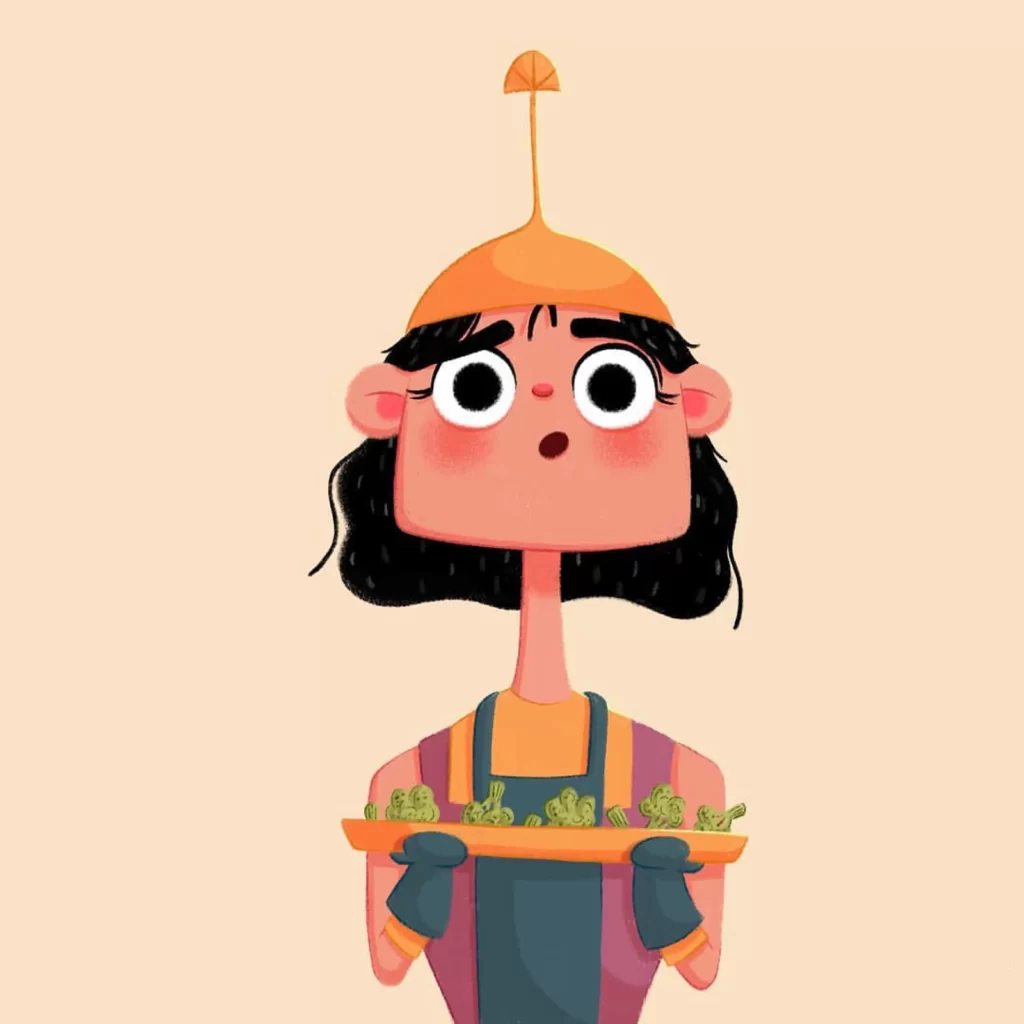 Character Illustration Chef Food Presentation Eleonore Pelluau