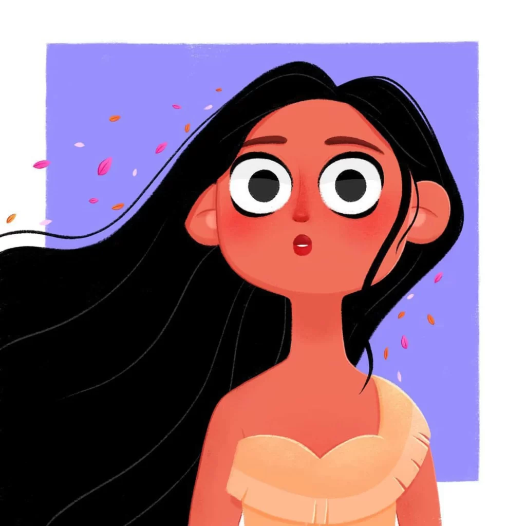 Character Illustration Fantasy Animation Female Hair Eleonore Pelluau