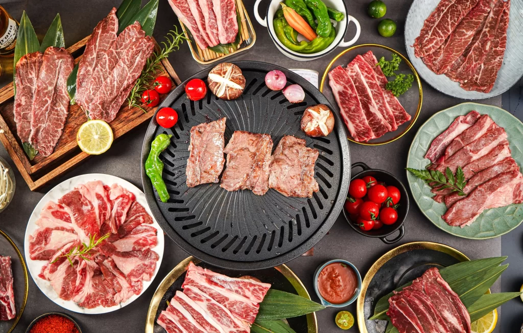 Charred Beef Ribeye Steak Grill Marks
