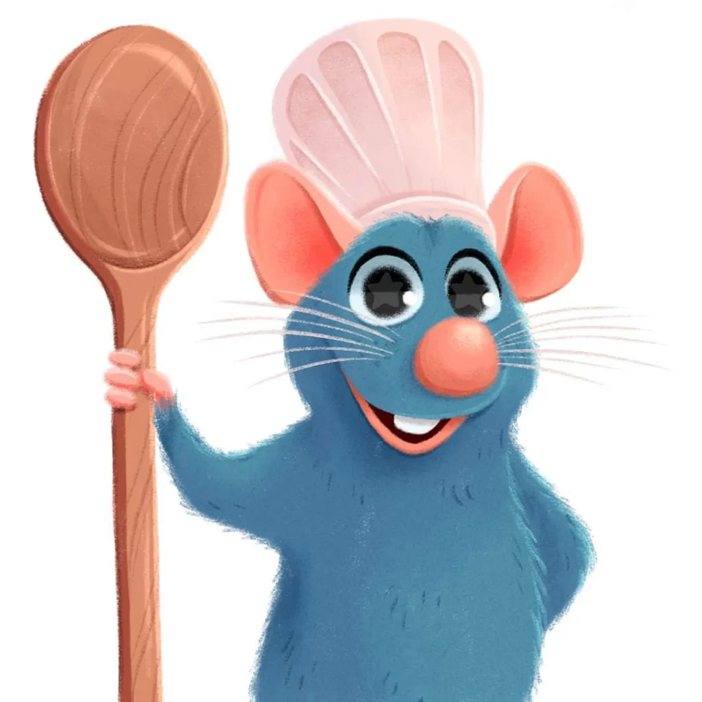 Chef Rat Wooden Spoon Eleonore Pelluau