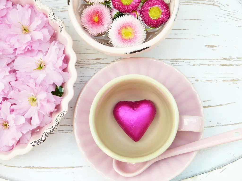 Cherry Blossom Pink White Yellow Petals Spring