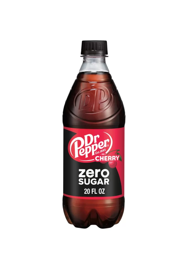 Cherry Soda Bottle Zero Sugar Dr Pepper