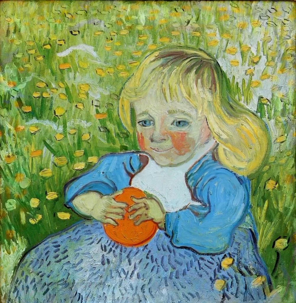 Child with an Orange Van Gogh