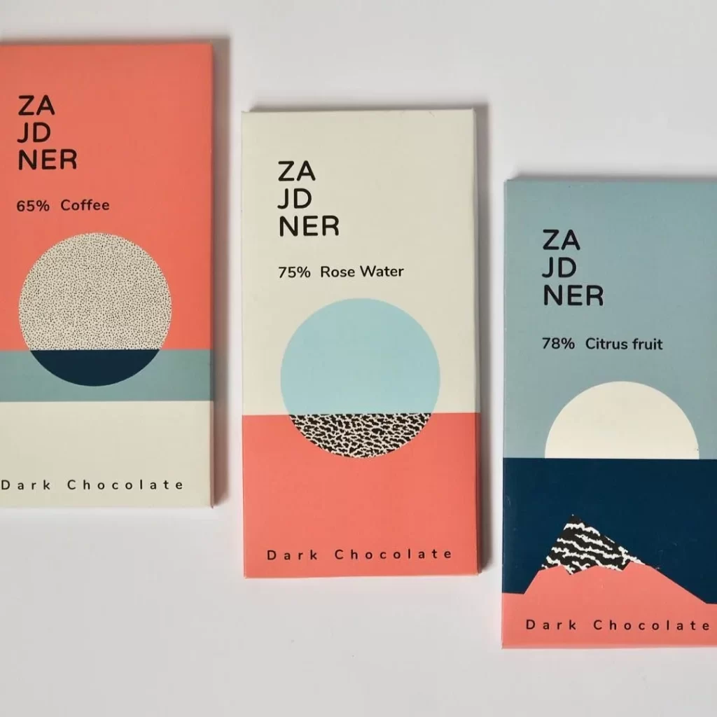 Chocolate Bar Minimalist Pastel Geometric Design