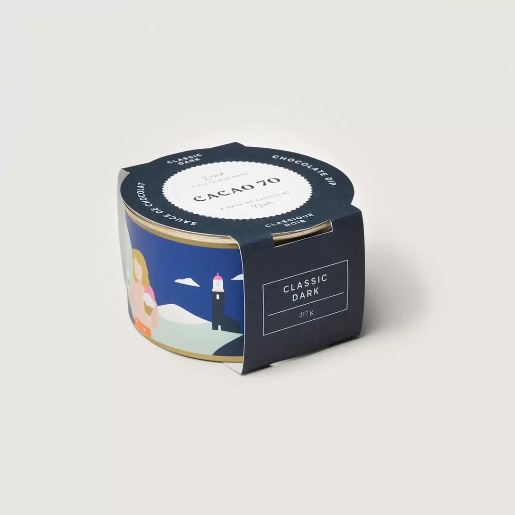 Chocolate Dark Cacao 70 Classic Dark Blue White