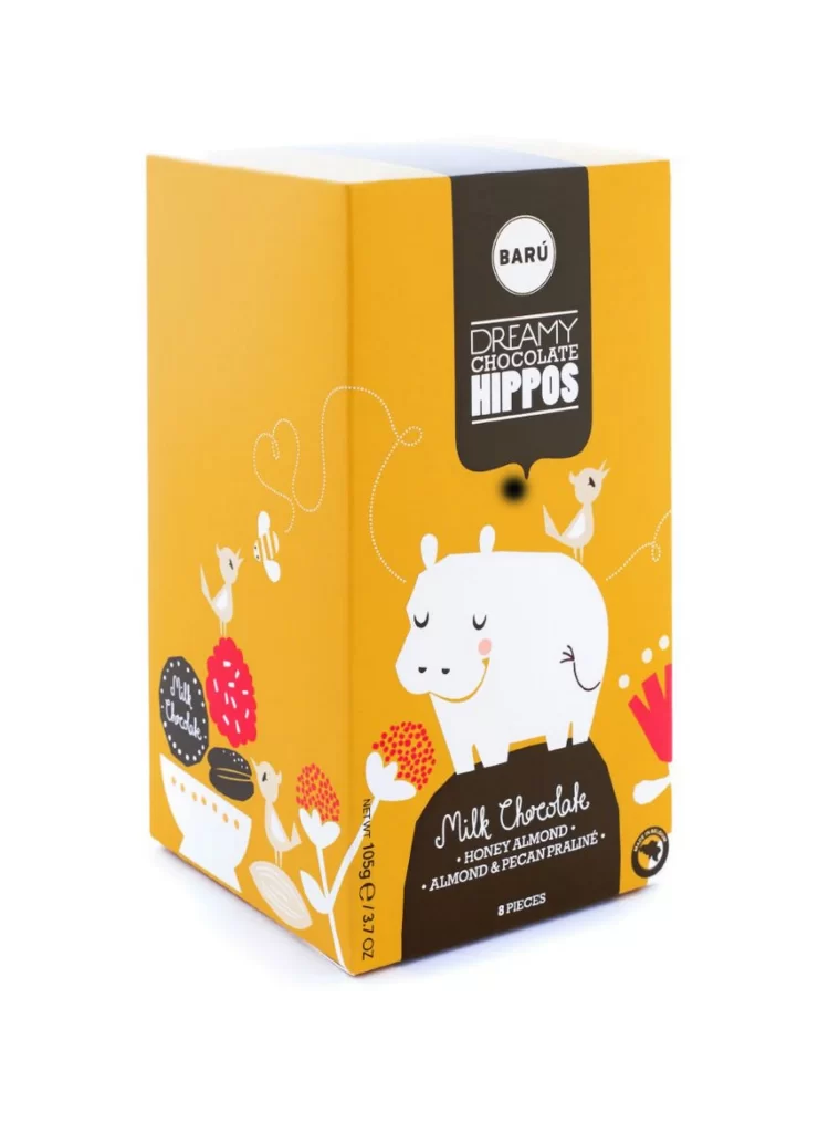 Chocolate Dreamy Illustration Yellow White Typography