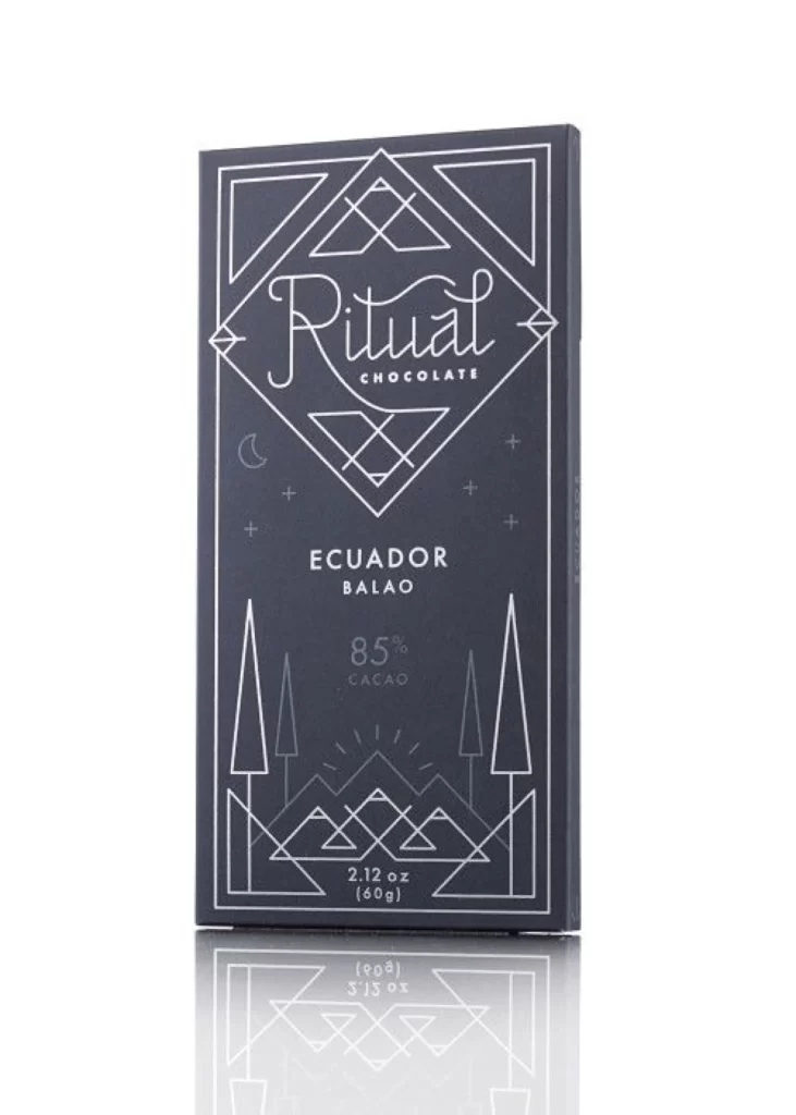 Chocolate Geometric Black White Minimalist