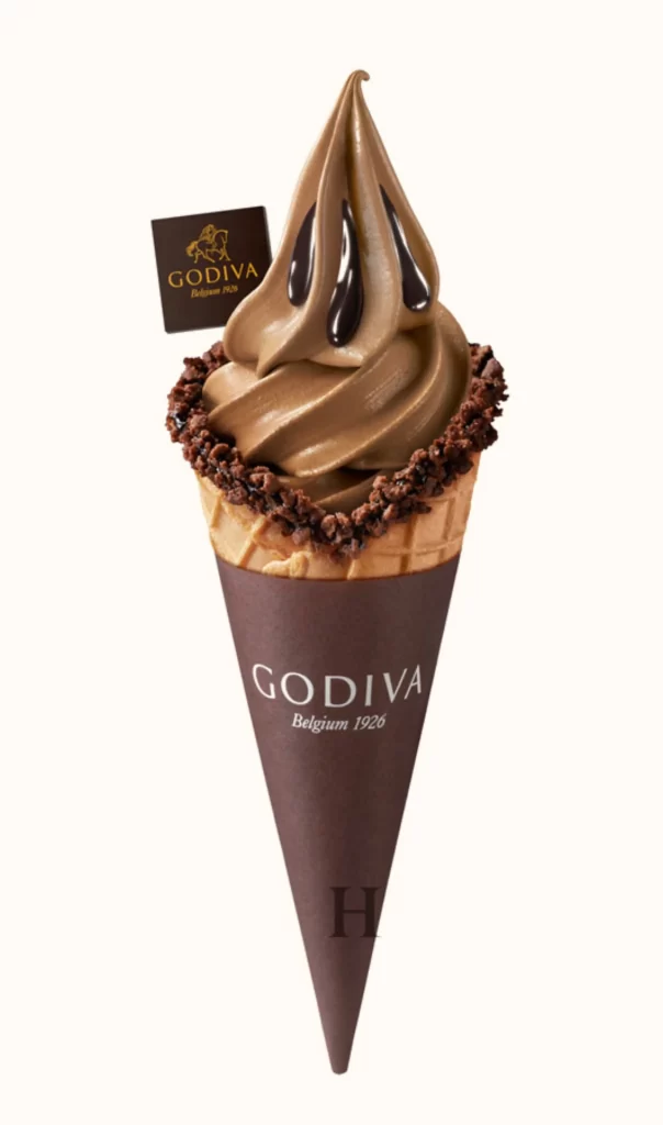 Chocolate Ice Cream Cone Godiva Brand