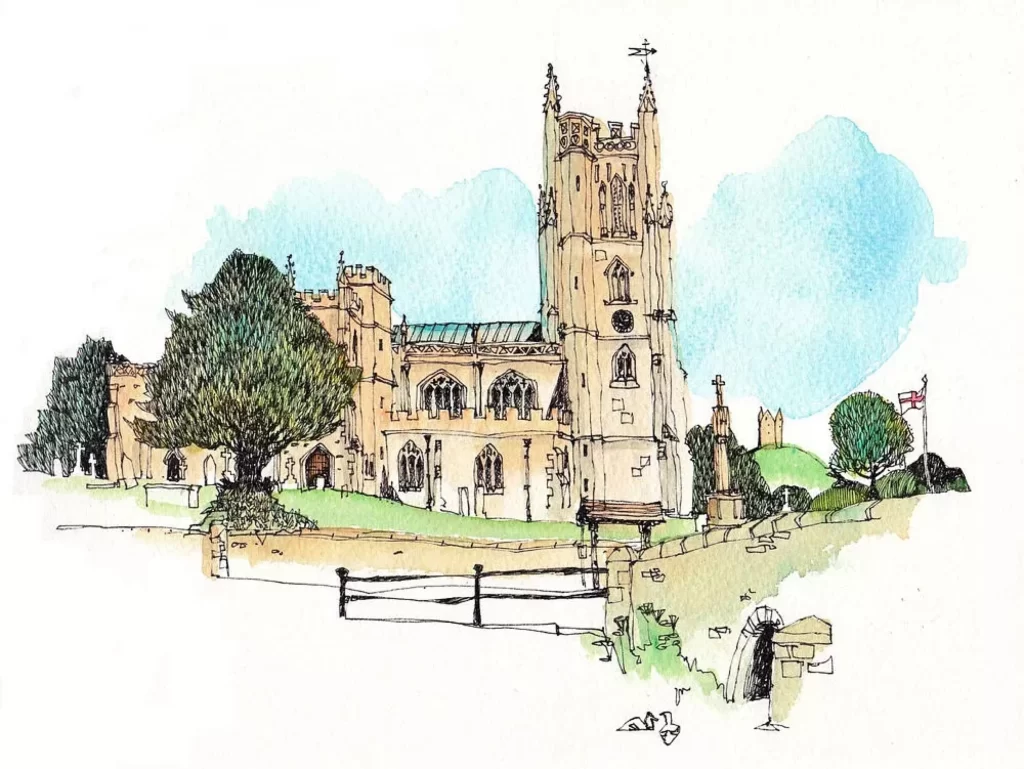 Church Architecture Gothic Tower
