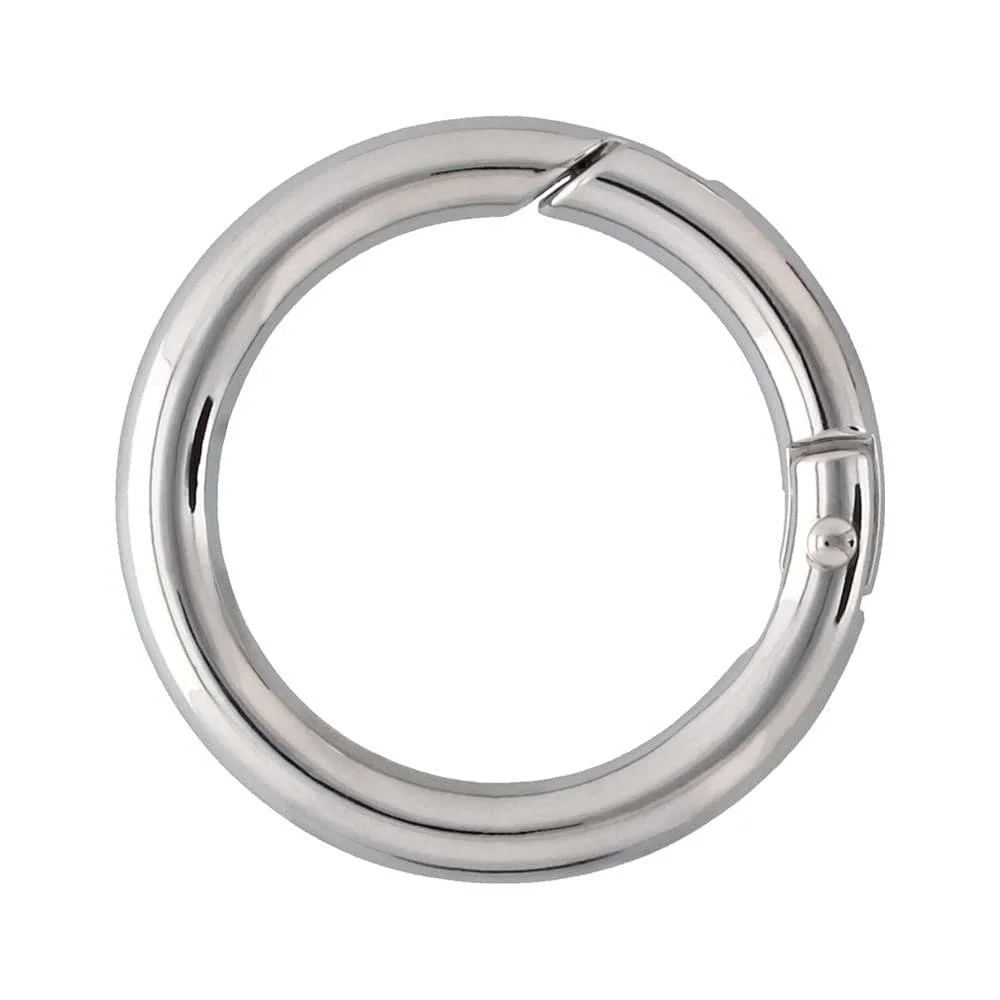 Circular Metallic Shiny Reflective