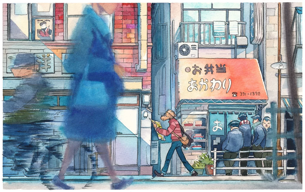 Cityscape Street People Shops Daily Life Mateusz Urbanowicz