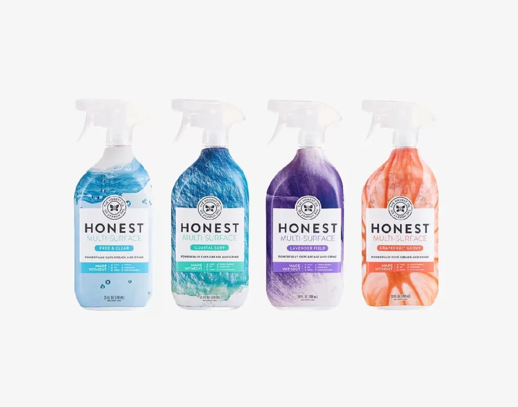 Cleaning Spray Bottles Colorful Modern Design