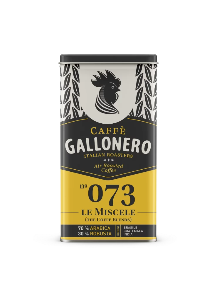 Coffee Gallo Black Yellow Vintage Typography