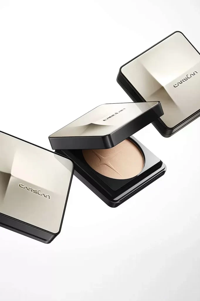 Compact Powder Makeup Cosmetics Brand Packaging