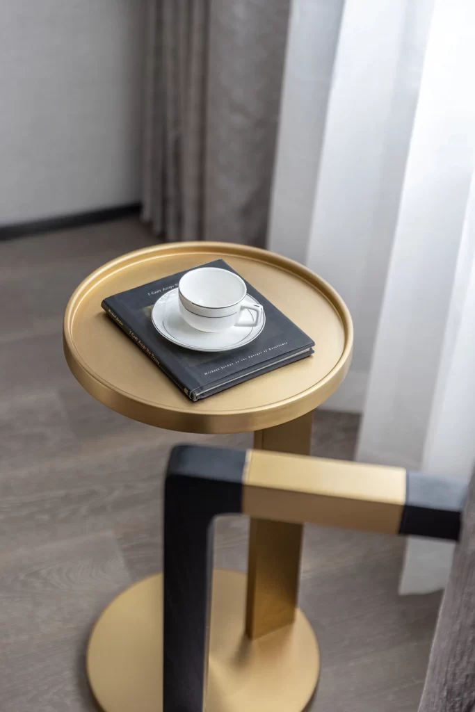 Contemporary Elegance Gold Black White Minimalist
